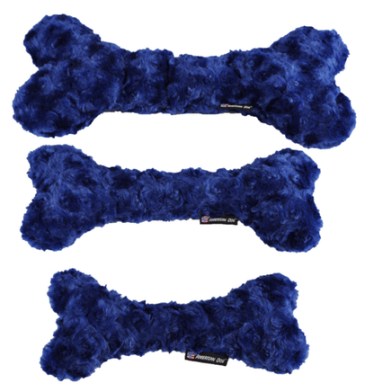 Nuggle Bone Large Soft Fleece Squeaky Dog Toy