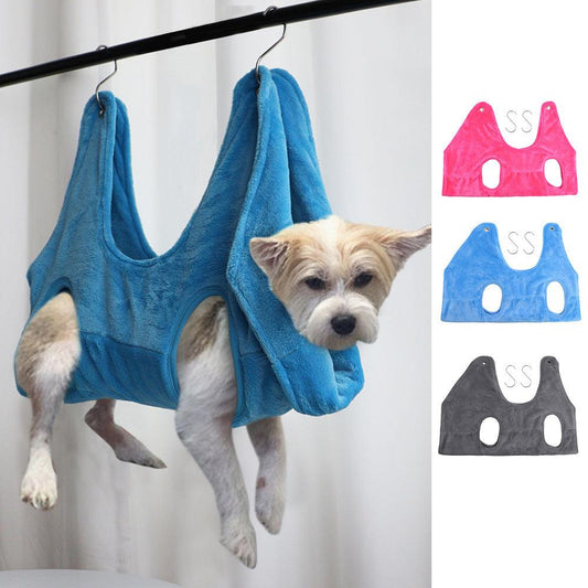 Pet Dog Cat Grooming Hammock Harness Dog Hammock Restraint Bag Helper
