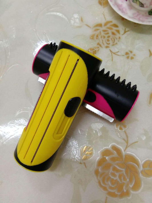 The Furbuddy: Ultimate 2-In-1 Pet Grooming Tool For Dogs - Red And