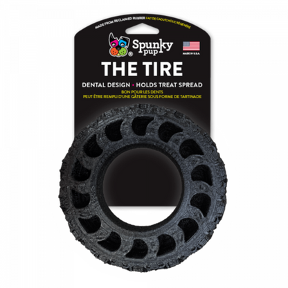 Eco-Friendly Reclaimed Rubber Dog Chew Toy - The Tire by Spunky Pup