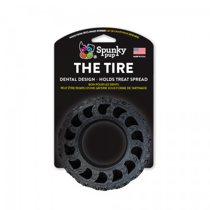 Eco-Friendly Reclaimed Rubber Dog Chew Toy - The Tire by Spunky Pup