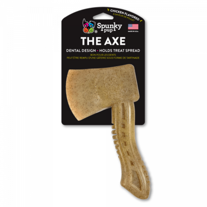Spunky Pup Chicken-Flavoured Durable Nylon Axe Chew Toy
