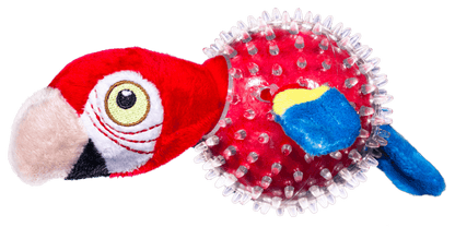 Lil' Squeakers Parrot Spiky Ball for Small Dogs