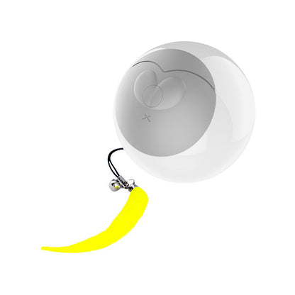 Glowing Auto Playful Kitty Spinning Orb