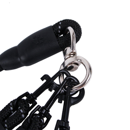 Durable Triple-Use Canine Lead for Golden Retrievers