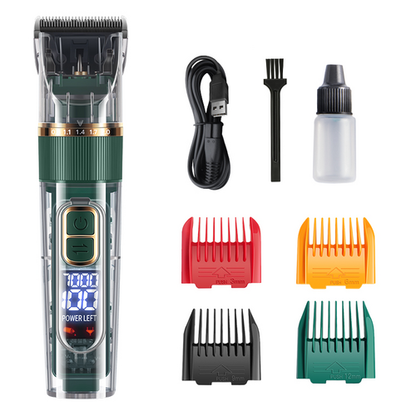 Pet Grooming Clipper for Cats Dogs Rabbits Waterproof Fur Trimming Kit