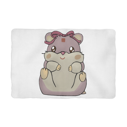 Purple Hamster Sublimation Pet Blanket