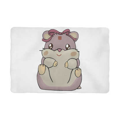 Purple Hamster Sublimation Pet Blanket