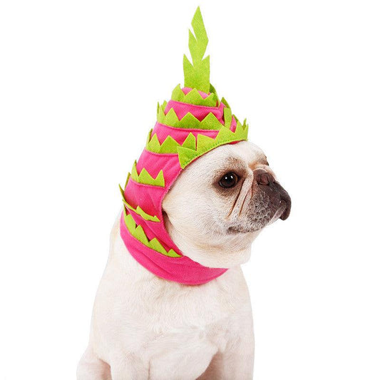Tropical Dragon Fruit Pet Hat: A Fun And Stylish Costume For Dogs And