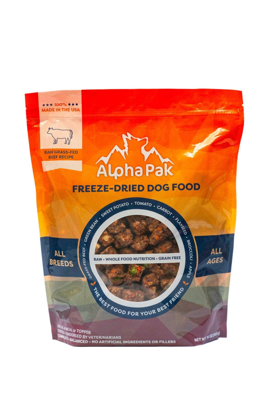 Alpha Pak Raw Freeze Dried Dog Food - Premium Grain-Free Nutrition for
