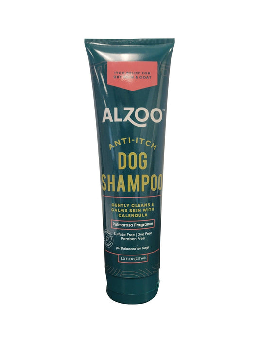 ALZOO Plant-Based Anti-Itch Shampoo for Dogs – 8oz