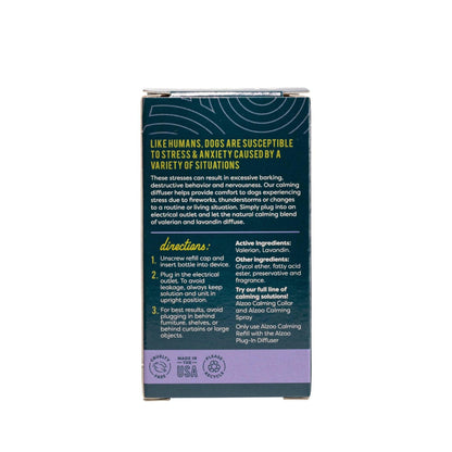ALZOO Plant-Based Calming Diffuser Refill for Dogs