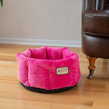 Armarkat Luxurious Warm Pink Cat Cuddle Bed