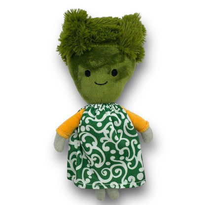 Broccoli Squeaky Plush Treat Dispenser for Dogs