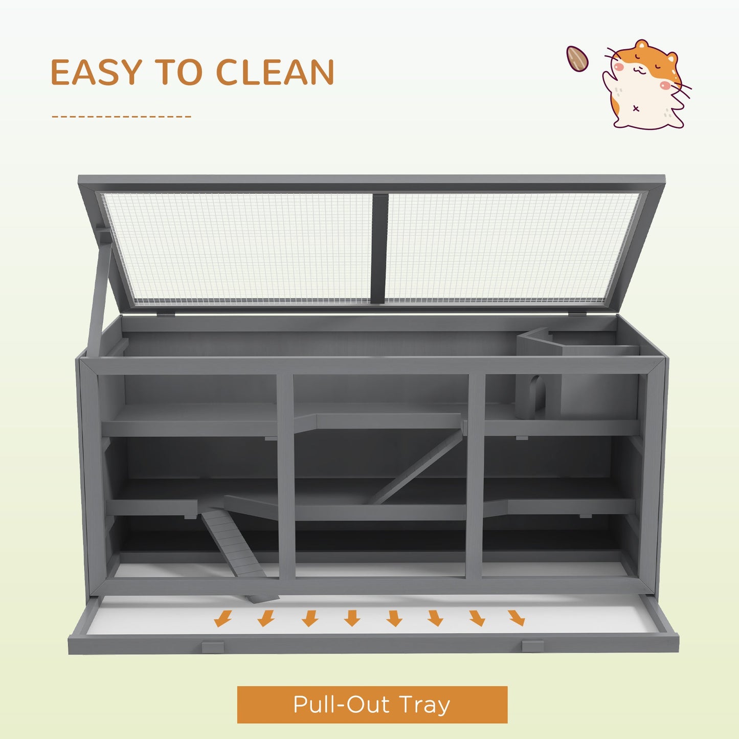 Oversized Wooden Hamster Cages, Gerbil Cages And Other Small Animal