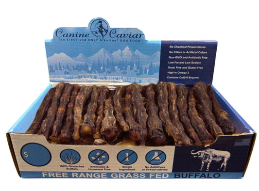 Canine Caviar 6" Grass-Fed Buffalo Rolls for Dogs