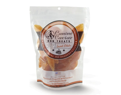 Canine Caviar Natural Dried Sweet Potatoes - Healthy Rawhide