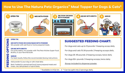 Cell Super Hero Max Meal Topper for Enhanced Cellular Health in Pets