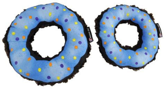 Chocolate Delight Minky Fleece Donut Dog Toy - Large