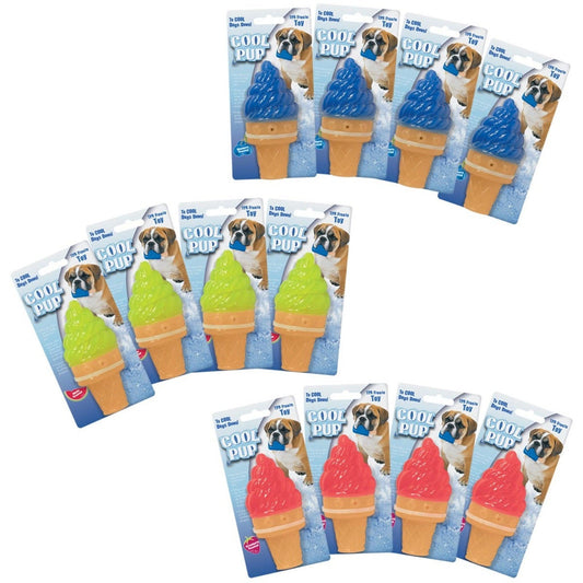 CoolPup Mini Ice Cream Cone Toy - 12-Pack