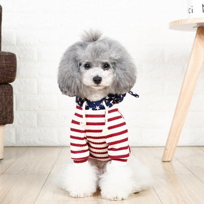 Cozy Knit Two-Legged Cat Costume For Small Dogs