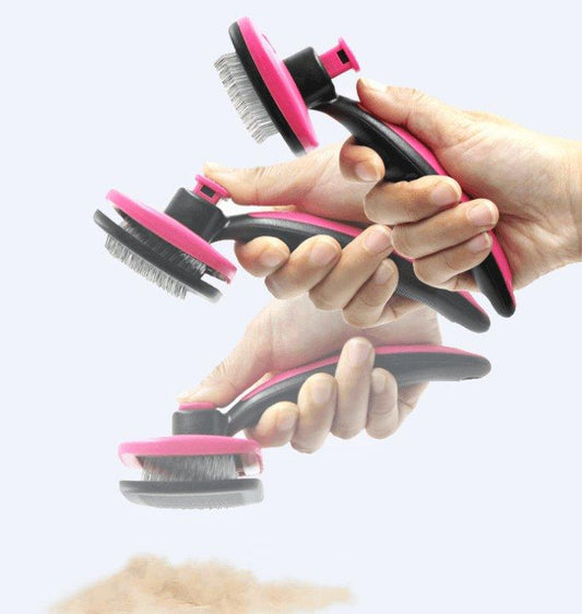 Curly Dog Hair Removal Comb Grooming Brush Stainless Steel Cats Combs