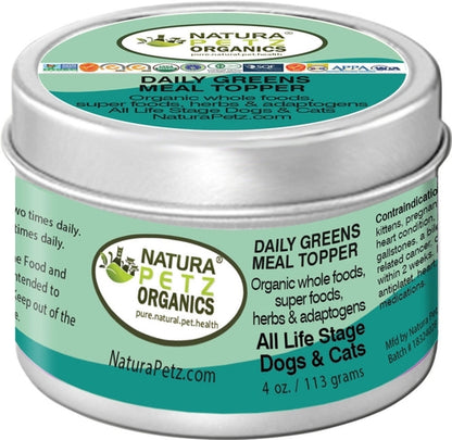 Daily Greens Glow Multi-Vitamin Meal Topper for Dogs and Cats