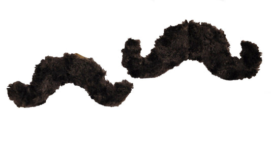 Dapper Dog Mustache Plush Toy - Large