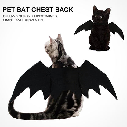 Halloween Pet Costumes Bat Wing with Tinkle bell