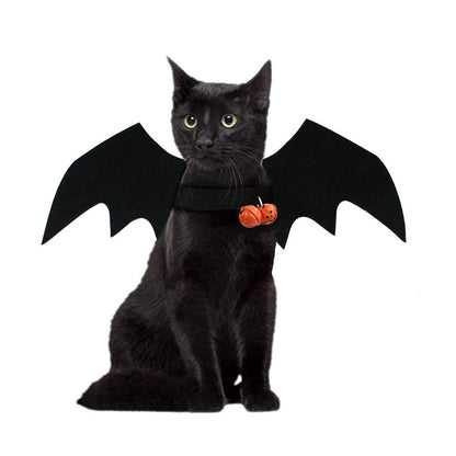 Halloween Pet Costumes Bat Wing with Tinkle bell