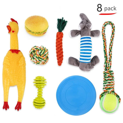 Interactive Plush Shiba Inu Dog Toy Set - Teeth Resistant And Bite
