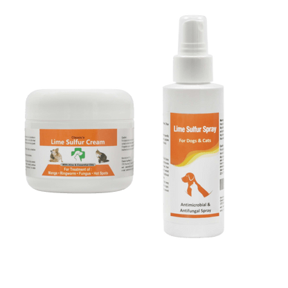 Lime Sulfur Pet Skin Cream and Spray