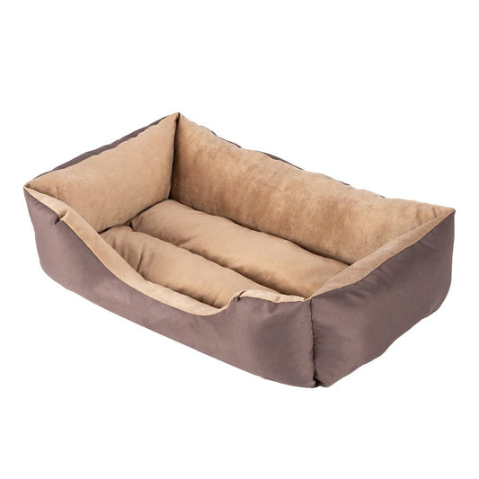 kennels & pens Large Size Pet Bed Dog Mat Cat Pad Soft PP Cotton Brown