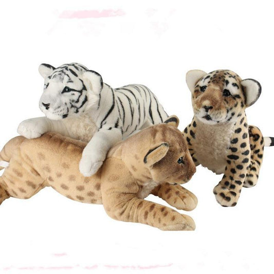 Dorimytrader Soft Stuffed Animals Tiger Plush Toys Pillow Animal Lion